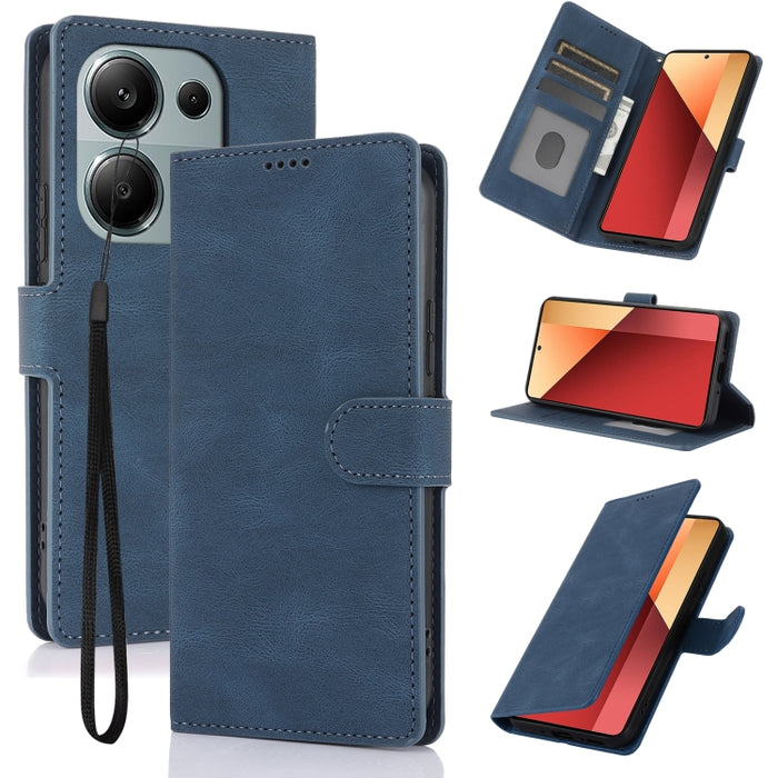 Funda para teléfono de piel de becerro con textura de piel de fantasía, For Redmi Note 15 Pro+ 5G Global 163.3mm, For Redmi Note 15 4G / 5G Global 164mm, For Redmi Note 15 Pro 4G Global 163.2mm, For Redmi Note 15 Pro 5G Global 163.6mm                  ...
