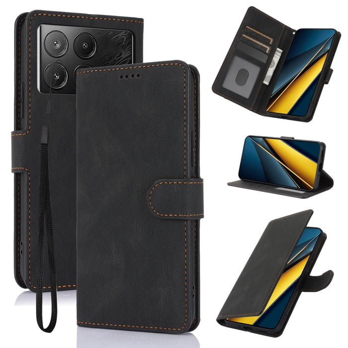 Funda para teléfono de piel de becerro con textura de piel de fantasía, For Redmi Note 15 Pro+ 5G Global 163.3mm, For Redmi Note 15 4G / 5G Global 164mm, For Redmi Note 15 Pro 4G Global 163.2mm, For Redmi Note 15 Pro 5G Global 163.6mm                  ...