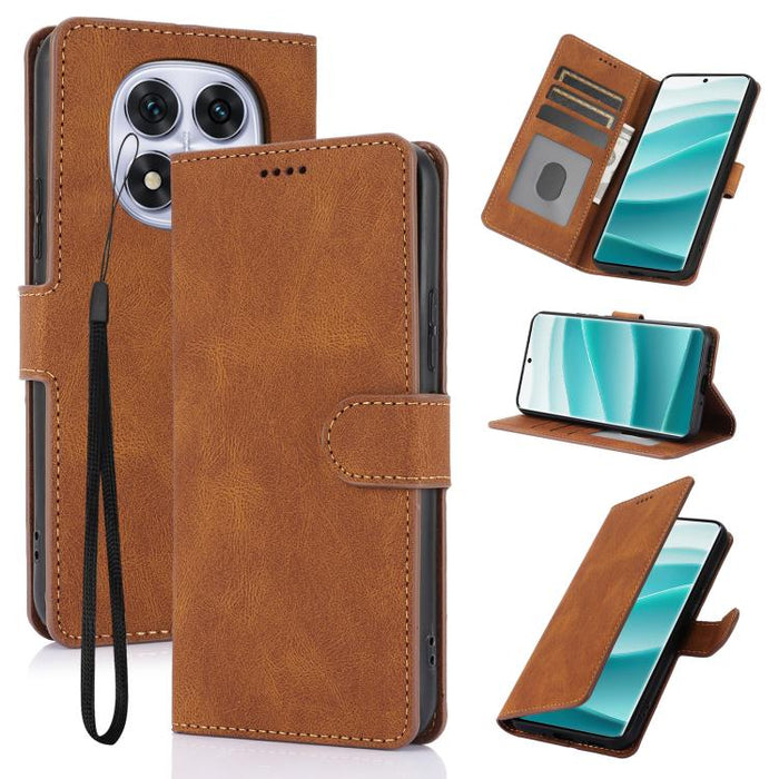 Funda para teléfono de piel de becerro con textura de piel de fantasía, For Redmi Note 15 Pro+ 5G Global 163.3mm, For Redmi Note 15 4G / 5G Global 164mm, For Redmi Note 15 Pro 4G Global 163.2mm, For Redmi Note 15 Pro 5G Global 163.6mm                  ...