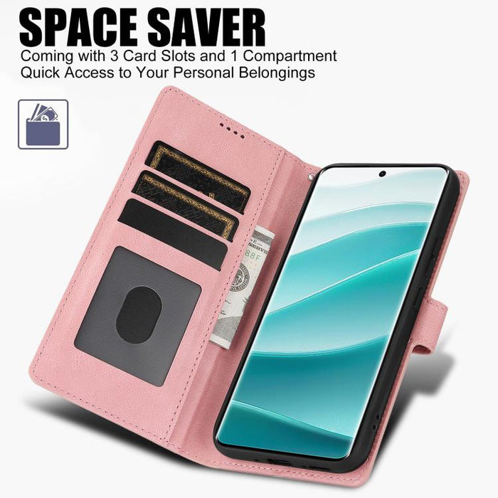 Funda para teléfono de piel de becerro con textura de piel de fantasía, For Redmi Note 15 Pro+ 5G Global 163.3mm, For Redmi Note 15 4G / 5G Global 164mm, For Redmi Note 15 Pro 4G Global 163.2mm, For Redmi Note 15 Pro 5G Global 163.6mm                  ...