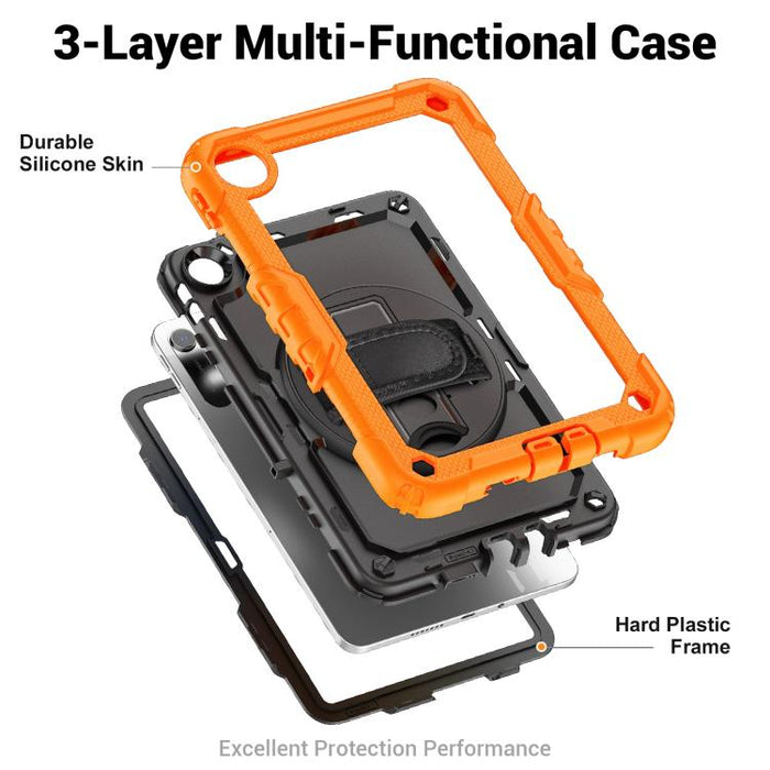 Funda híbrida de silicona para PC y tableta con soporte para tocadiscos, For Xiaomi Redmi Pad 2 SE 9.7 2026, For Xiaomi Redmi Pad 2, For Xiaomi Redmi Pad SE 8.7 2024