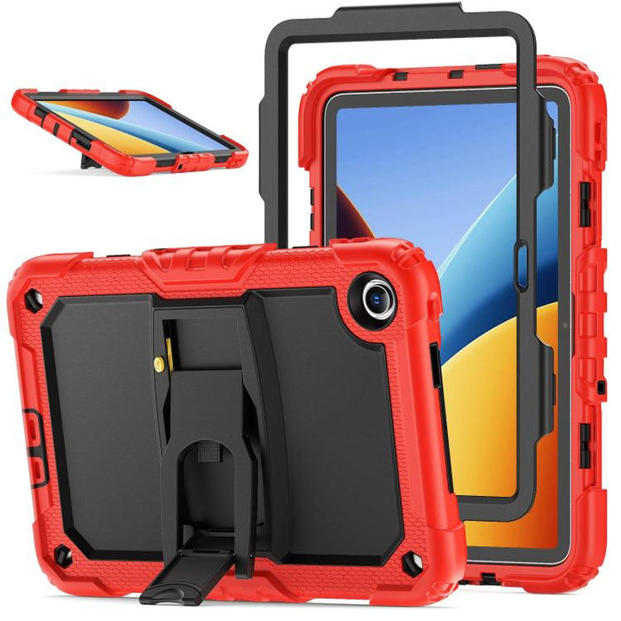 Funda de silicona hídrica para PC con correa para el hombro y soporte, For Xiaomi Redmi Pad 2 SE 9.7 2026, For Xiaomi Redmi Pad 2 11 2025, For Xiaomi Redmi Pad SE 8.7 2024