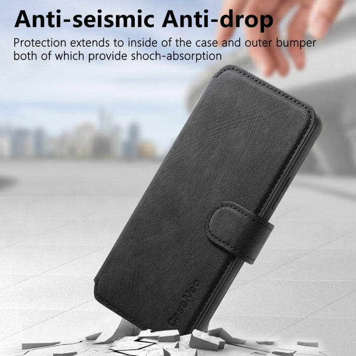 CaseNeo MagSafe RFID - Funda de cuero retro antirrobo para teléfono, For Redmi Note 13 Pro 4G, For Redmi 13C 4G / 13R, For Redmi Note 13 4G, For Redmi Note 13 Pro 5G, For Redmi Note 13 5G, For Redmi Note 13 Pro+ 5G, For Redmi Note 12 4G Global         ...