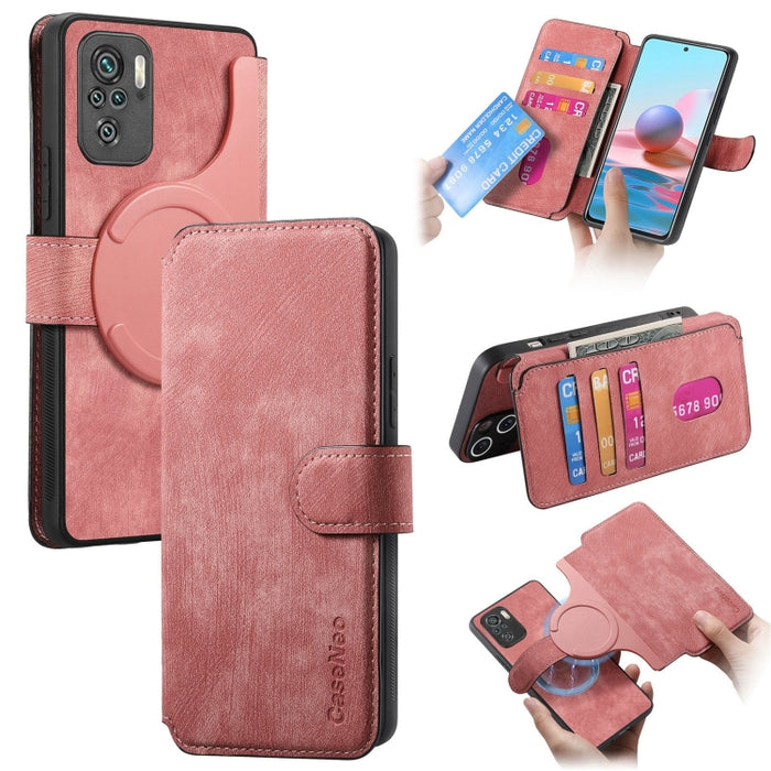 CaseNeo MagSafe RFID - Funda de cuero retro antirrobo para teléfono, For Redmi Note 13 Pro 4G, For Redmi 13C 4G / 13R, For Redmi Note 13 4G, For Redmi Note 13 Pro 5G, For Redmi Note 13 5G, For Redmi Note 13 Pro+ 5G, For Redmi Note 12 4G Global         ...