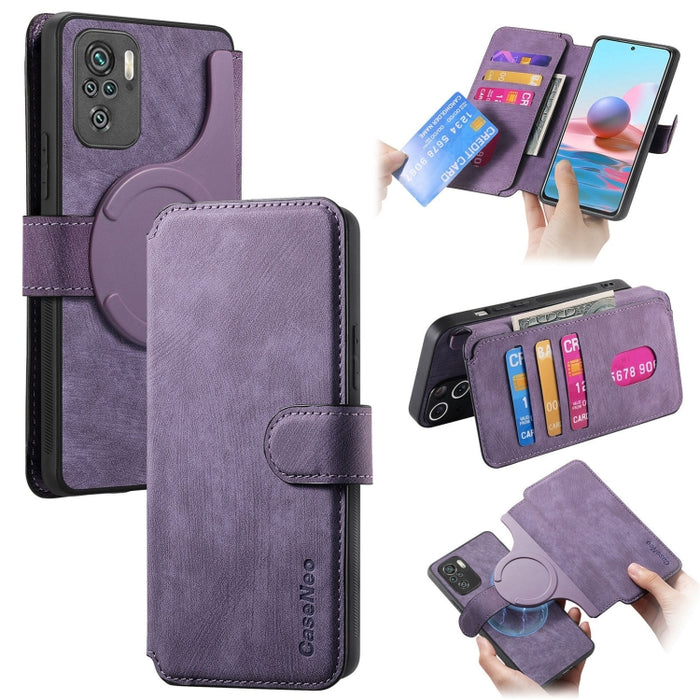 CaseNeo MagSafe RFID - Funda de cuero retro antirrobo para teléfono, For Redmi Note 13 Pro 4G, For Redmi 13C 4G / 13R, For Redmi Note 13 4G, For Redmi Note 13 Pro 5G, For Redmi Note 13 5G, For Redmi Note 13 Pro+ 5G, For Redmi Note 12 4G Global         ...