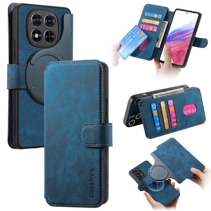 CaseNeo MagSafe RFID - Funda de cuero retro antirrobo para teléfono, For Redmi Turbo 5 Max / Poco X8 Pro Max, For Redmi Turbo 5 5G / Poco X8 Pro 5G, For Redmi Note 15 Pro+ 5G Global 163.3mm, For Redmi Note 15 4G / 5G Global 164mm                       ...