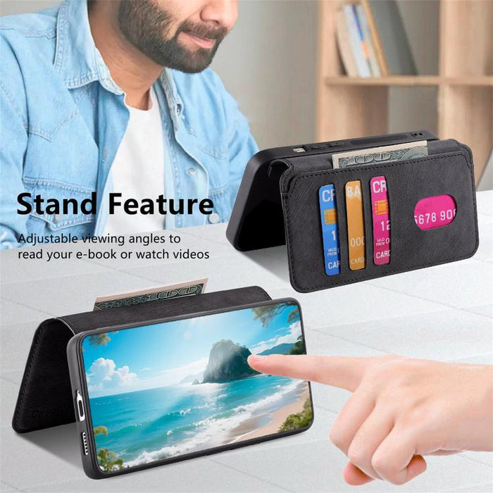 CaseNeo MagSafe RFID - Funda de cuero retro antirrobo para teléfono, For Redmi Turbo 5 Max / Poco X8 Pro Max, For Redmi Turbo 5 5G / Poco X8 Pro 5G, For Redmi Note 15 Pro+ 5G Global 163.3mm, For Redmi Note 15 4G / 5G Global 164mm                       ...
