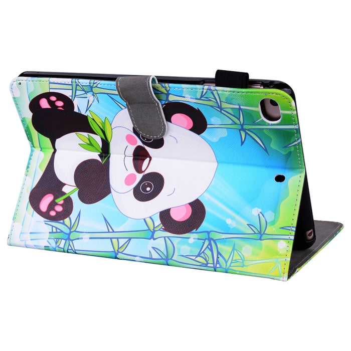 Estuche de cuero con tapa horizontal, con ranuras para tarjetas y soporte y marco de fotos