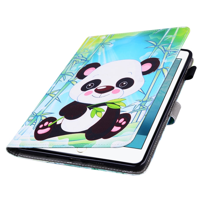 Estuche de cuero con tapa horizontal, con ranuras para tarjetas y soporte y marco de fotos