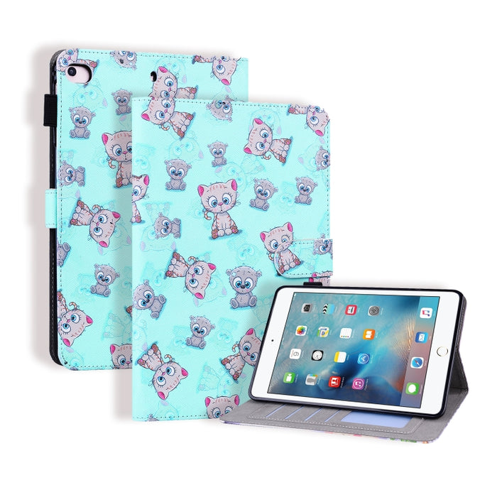 Estuche de cuero con tapa horizontal, con ranuras para tarjetas y soporte y marco de fotos