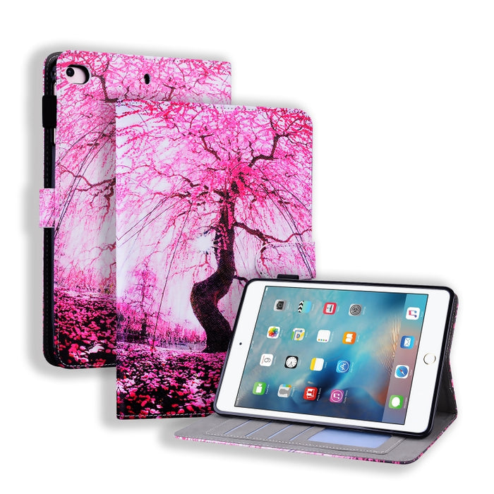 Estuche de cuero con tapa horizontal, con ranuras para tarjetas y soporte y marco de fotos