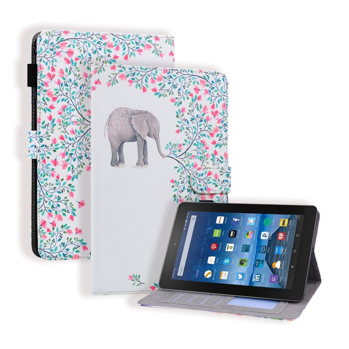 Estuche de cuero con tapa horizontal, con ranuras para tarjetas y soporte y marco de fotos
