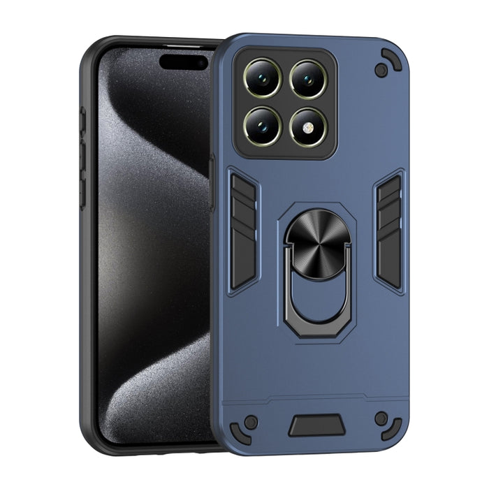 Estuche para teléfono con soporte de anillo de metal a prueba de golpes, For Redmi Note 15 Pro+ 5G 163.3mm/Poco M8 Pro 5G, For Redmi Note 15 5G / 4G 164mm / Poco M8 5G, For Redmi Note 15 Pro 5G Global 163.6mm                                            ...