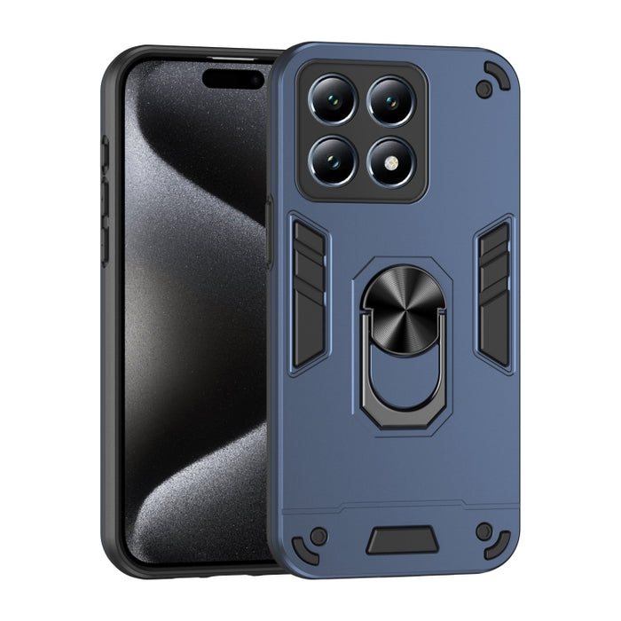 Estuche para teléfono con soporte de anillo de metal a prueba de golpes, For Redmi Note 15 Pro+ 5G 163.3mm/Poco M8 Pro 5G, For Redmi Note 15 5G / 4G 164mm / Poco M8 5G, For Redmi Note 15 Pro 5G Global 163.6mm                                            ...
