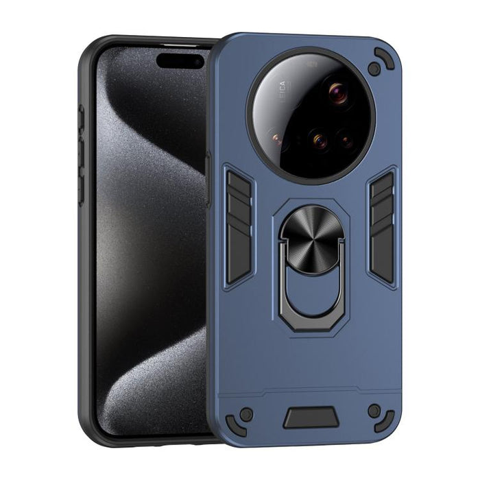 Estuche para teléfono con soporte de anillo de metal a prueba de golpes, For Redmi Note 15 Pro+ 5G 163.3mm/Poco M8 Pro 5G, For Redmi Note 15 5G / 4G 164mm / Poco M8 5G, For Redmi Note 15 Pro 5G Global 163.6mm                                            ...