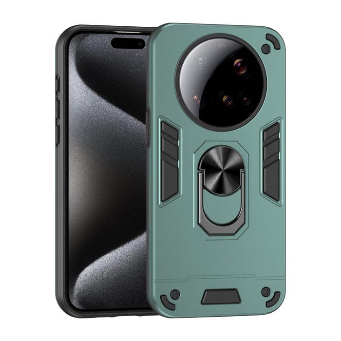 Estuche para teléfono con soporte de anillo de metal a prueba de golpes, For Redmi Note 15 Pro+ 5G 163.3mm/Poco M8 Pro 5G, For Redmi Note 15 5G / 4G 164mm / Poco M8 5G, For Redmi Note 15 Pro 5G Global 163.6mm                                            ...