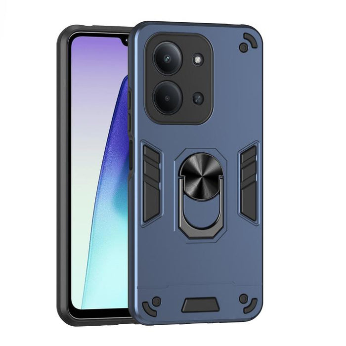 Estuche para teléfono con soporte de anillo de metal a prueba de golpes, For Redmi Note 15 Pro+ 5G 163.3mm/Poco M8 Pro 5G, For Redmi Note 15 5G / 4G 164mm / Poco M8 5G, For Redmi Note 15 Pro 5G Global 163.6mm                                            ...