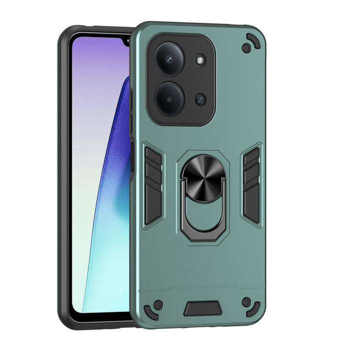 Estuche para teléfono con soporte de anillo de metal a prueba de golpes, For Redmi Note 15 Pro+ 5G 163.3mm/Poco M8 Pro 5G, For Redmi Note 15 5G / 4G 164mm / Poco M8 5G, For Redmi Note 15 Pro 5G Global 163.6mm                                            ...