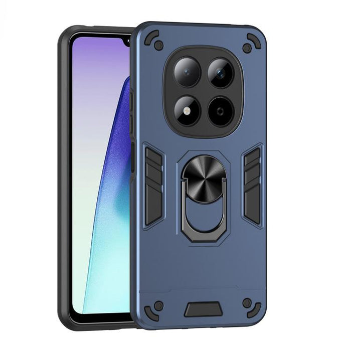 Estuche para teléfono con soporte de anillo de metal a prueba de golpes, For Redmi Note 15 Pro+ 5G 163.3mm/Poco M8 Pro 5G, For Redmi Note 15 5G / 4G 164mm / Poco M8 5G, For Redmi Note 15 Pro 5G Global 163.6mm                                            ...