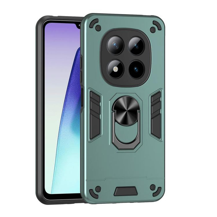 Estuche para teléfono con soporte de anillo de metal a prueba de golpes, For Redmi Note 15 Pro+ 5G 163.3mm/Poco M8 Pro 5G, For Redmi Note 15 5G / 4G 164mm / Poco M8 5G, For Redmi Note 15 Pro 5G Global 163.6mm                                            ...