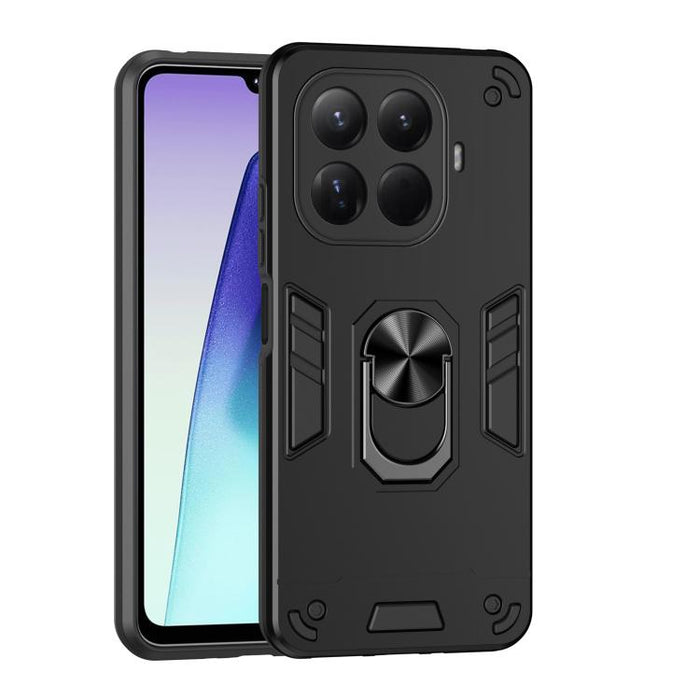 Estuche para teléfono con soporte de anillo de metal a prueba de golpes, For Redmi Note 15 Pro+ 5G 163.3mm/Poco M8 Pro 5G, For Redmi Note 15 5G / 4G 164mm / Poco M8 5G, For Redmi Note 15 Pro 5G Global 163.6mm                                            ...