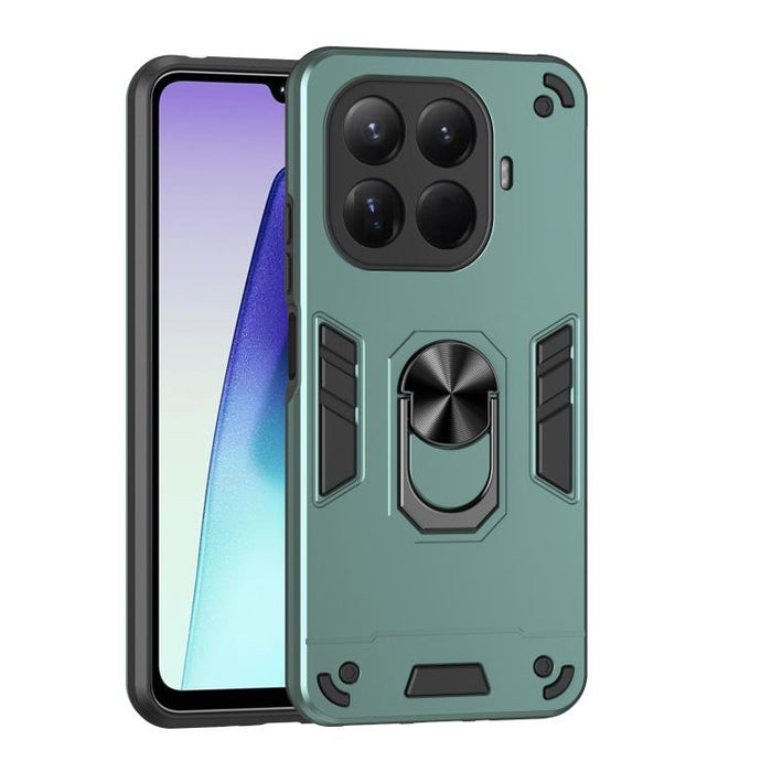Estuche para teléfono con soporte de anillo de metal a prueba de golpes, For Redmi Note 15 Pro+ 5G 163.3mm/Poco M8 Pro 5G, For Redmi Note 15 5G / 4G 164mm / Poco M8 5G, For Redmi Note 15 Pro 5G Global 163.6mm                                            ...