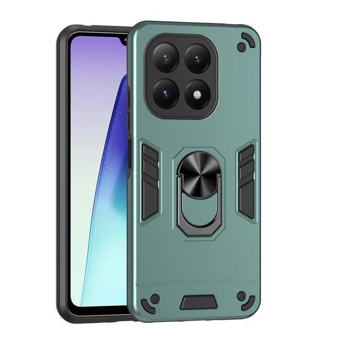 Estuche para teléfono con soporte de anillo de metal a prueba de golpes, For Redmi Note 15 Pro+ 5G 163.3mm/Poco M8 Pro 5G, For Redmi Note 15 5G / 4G 164mm / Poco M8 5G, For Redmi Note 15 Pro 5G Global 163.6mm                                            ...