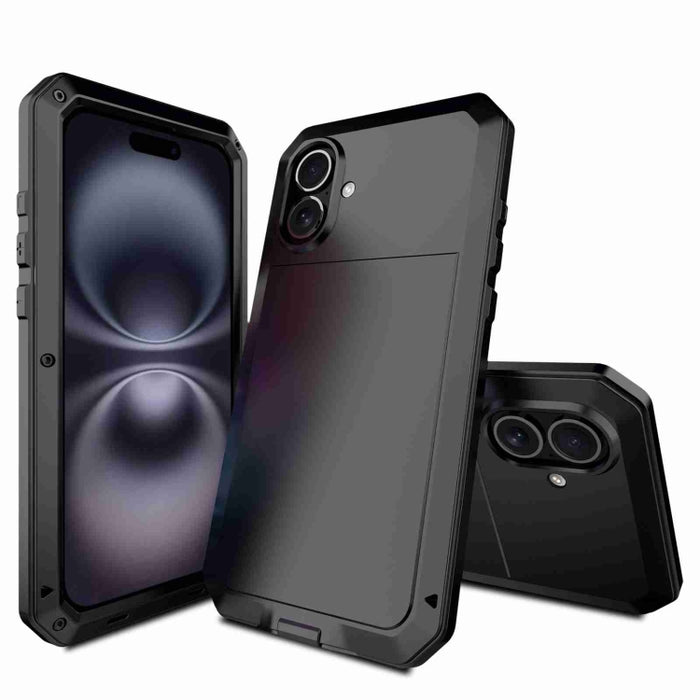Funda metálica para teléfono con triple protección RedPepper, For iPhone 17 Pro Max, For iPhone 17 Pro, For iPhone 17, For iPhone Air, For iPhone 16 Pro Max, For iPhone 16 Pro, For iPhone 16 Plus, For iPhone 16