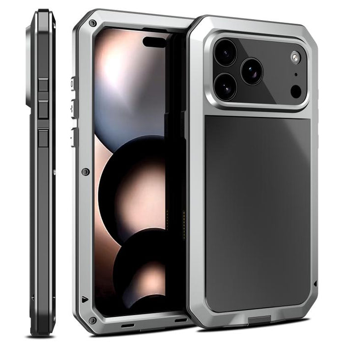 Funda metálica para teléfono con triple protección RedPepper, For iPhone 17 Pro Max, For iPhone 17 Pro, For iPhone 17, For iPhone Air, For iPhone 16 Pro Max, For iPhone 16 Pro, For iPhone 16 Plus, For iPhone 16
