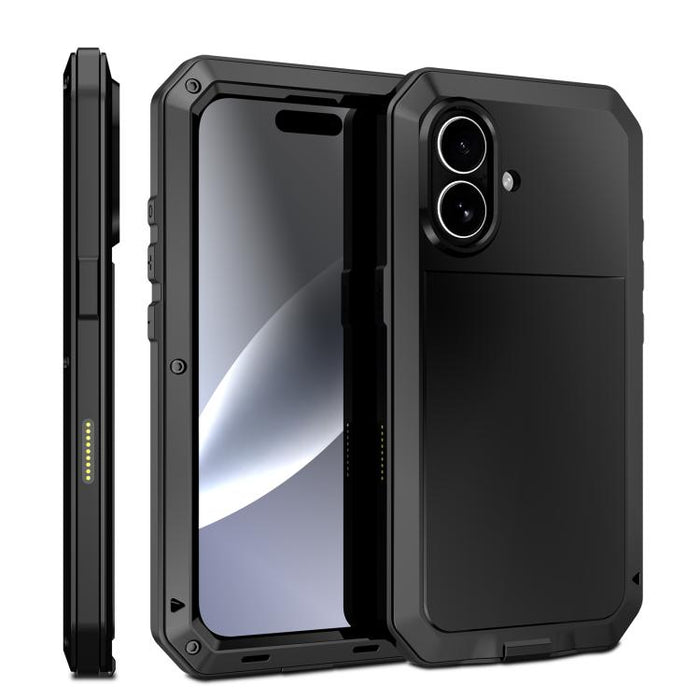 Funda metálica para teléfono con triple protección RedPepper, For iPhone 17 Pro Max, For iPhone 17 Pro, For iPhone 17, For iPhone Air, For iPhone 16 Pro Max, For iPhone 16 Pro, For iPhone 16 Plus, For iPhone 16