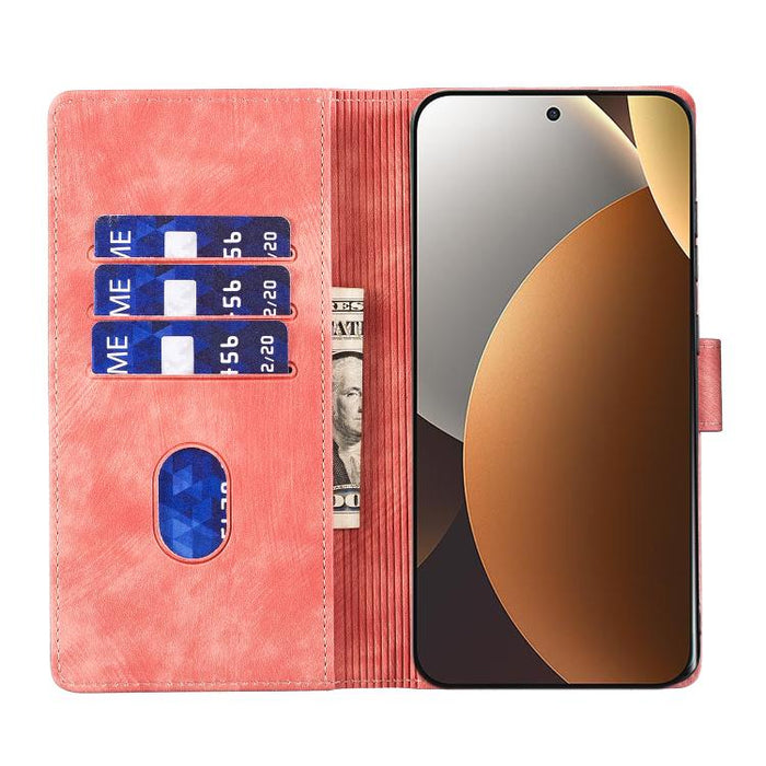 Funda para teléfono de cuero con relieve de gato y corazón de bolígrafo, For Redmi Note 15 Pro+ 5G Global 163.3mm, For Redmi Note 15 4G / 5G Global 164mm, For Redmi Note 15 Pro 4G Global 163.2mm, For Redmi Note 15 Pro 5G Global 163.6mm                 ...