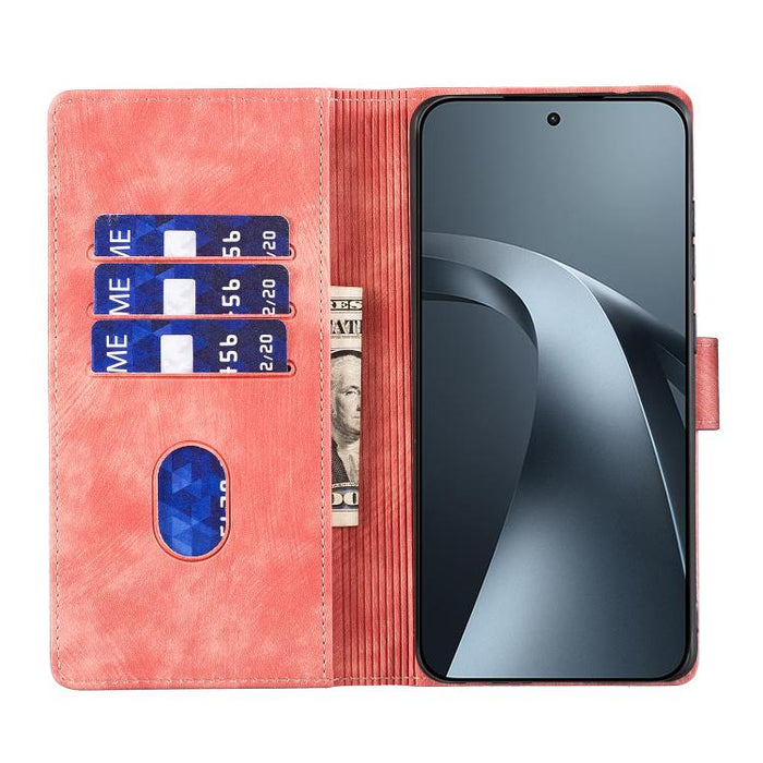 Funda para teléfono de cuero con relieve de gato y corazón de bolígrafo, For Xiaomi 15T Pro 5G, For Xiaomi 15T 5G, For Xiaomi Poco C75, For Xiaomi 14T Pro, For Xiaomi 14T