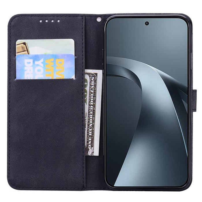 Funda de cuero para teléfono con tapa horizontal y relieve de mariposas con tacto retro, For Xiaomi 15T Pro 5G, For Xiaomi 15T 5G, For Xiaomi Poco C75, For Xiaomi 14T Pro, For Xiaomi 14T