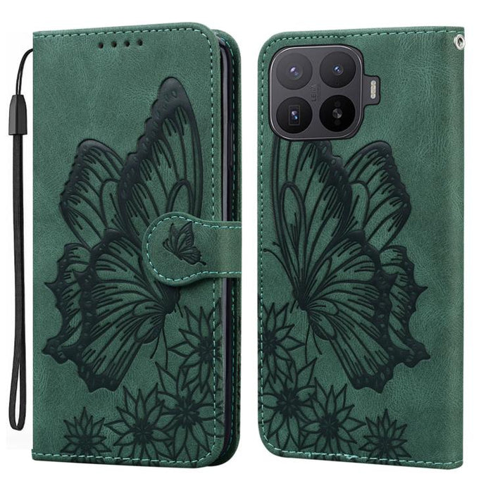 Funda de cuero para teléfono con tapa horizontal y relieve de mariposas con tacto retro, For Xiaomi 15T Pro 5G, For Xiaomi 15T 5G, For Xiaomi Poco C75, For Xiaomi 14T Pro, For Xiaomi 14T