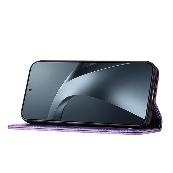 Funda de cuero con tapa para teléfono con estampado de gato y mariposa, For Xiaomi 15T Pro 5G, For Xiaomi 15T 5G, For Xiaomi Poco C75, For Xiaomi 14T Pro, For Xiaomi 14T