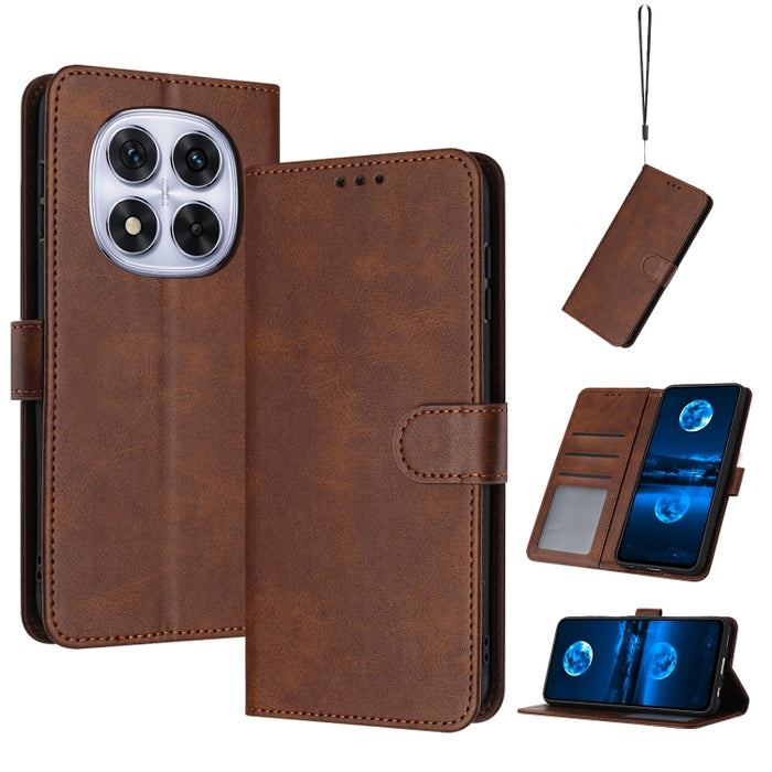 Funda para teléfono con tapa de piel de becerro sólida, For Redmi K90 Pro Max / Poco F8 Ultra, For Redmi Note 15 Pro 4G Global 163.2mm, For Redmi K90 / Poco F8 Pro, For Redmi Note 14 5G, For Redmi Note 14 Pro 5G