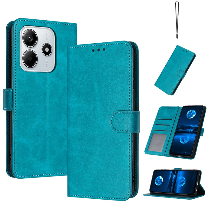Funda para teléfono con tapa de piel de becerro sólida, For Redmi K90 Pro Max / Poco F8 Ultra, For Redmi Note 15 Pro 4G Global 163.2mm, For Redmi K90 / Poco F8 Pro, For Redmi Note 14 5G, For Redmi Note 14 Pro 5G