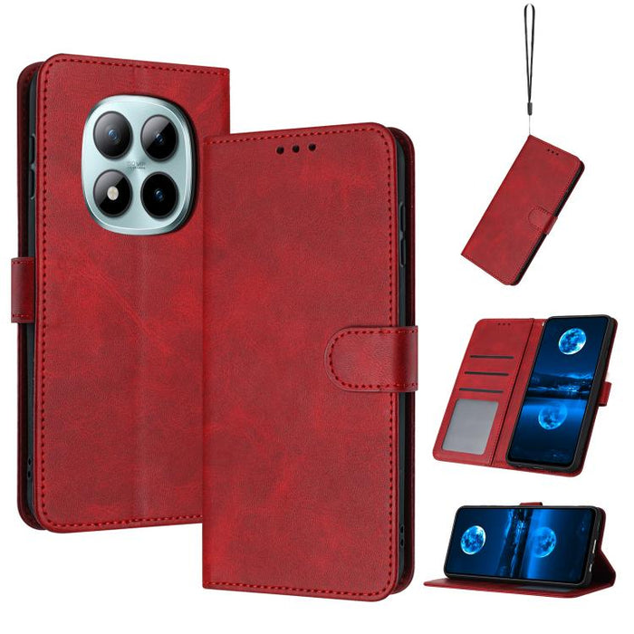 Funda para teléfono con tapa de piel de becerro sólida, For Redmi K90 Pro Max / Poco F8 Ultra, For Redmi Note 15 Pro 4G Global 163.2mm, For Redmi K90 / Poco F8 Pro, For Redmi Note 14 5G, For Redmi Note 14 Pro 5G