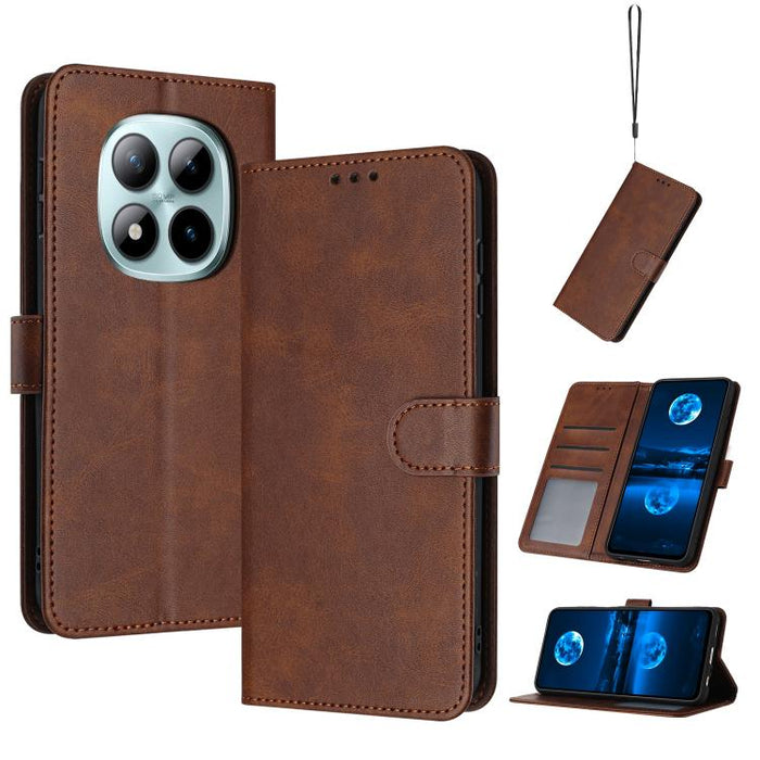 Funda para teléfono con tapa de piel de becerro sólida, For Redmi K90 Pro Max / Poco F8 Ultra, For Redmi Note 15 Pro 4G Global 163.2mm, For Redmi K90 / Poco F8 Pro, For Redmi Note 14 5G, For Redmi Note 14 Pro 5G