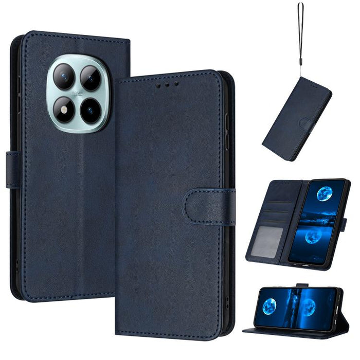 Funda para teléfono con tapa de piel de becerro sólida, For Redmi K90 Pro Max / Poco F8 Ultra, For Redmi Note 15 Pro 4G Global 163.2mm, For Redmi K90 / Poco F8 Pro, For Redmi Note 14 5G, For Redmi Note 14 Pro 5G