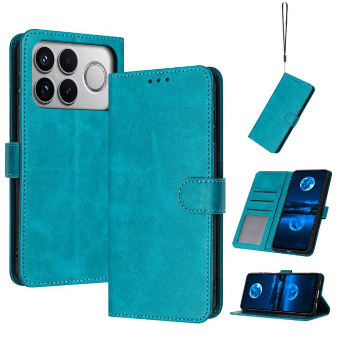 Funda para teléfono con tapa de piel de becerro sólida, For Redmi K90 Pro Max / Poco F8 Ultra, For Redmi Note 15 Pro 4G Global 163.2mm, For Redmi K90 / Poco F8 Pro, For Redmi Note 14 5G, For Redmi Note 14 Pro 5G