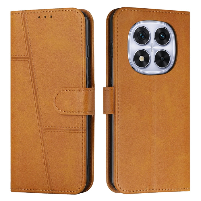 Funda para teléfono de piel con textura de becerro y hebilla cosida, For Redmi Note 14 Pro 5G Global, For Redmi Turbo 4 / Xiaomi Poco X7 Pro, For Redmi K80 / K80 Pro, For Redmi Note 14 4G 163.25mm, For Redmi Note 14 5G Global