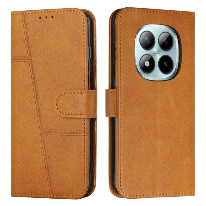 Funda para teléfono de piel con textura de becerro y hebilla cosida, For Redmi 15a 5G, For Redmi A7 Pro 4G 171mm, For Redmi Turbo 5 Max / Poco X8 Pro Max 5G, For Redmi Turbo 5 / Poco X8 Pro 5G, For Redmi Note 15 Pro+ 5G Global 163.3mm                  ...