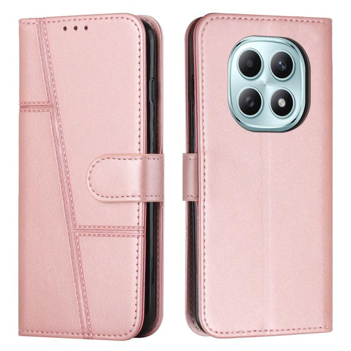 Funda para teléfono de piel con textura de becerro y hebilla cosida, For Redmi 15a 5G, For Redmi A7 Pro 4G 171mm, For Redmi Turbo 5 Max / Poco X8 Pro Max 5G, For Redmi Turbo 5 / Poco X8 Pro 5G, For Redmi Note 15 Pro+ 5G Global 163.3mm                  ...