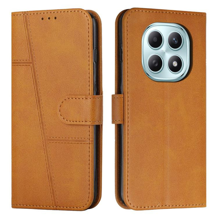 Funda para teléfono de piel con textura de becerro y hebilla cosida, For Redmi 15a 5G, For Redmi A7 Pro 4G 171mm, For Redmi Turbo 5 Max / Poco X8 Pro Max 5G, For Redmi Turbo 5 / Poco X8 Pro 5G, For Redmi Note 15 Pro+ 5G Global 163.3mm                  ...