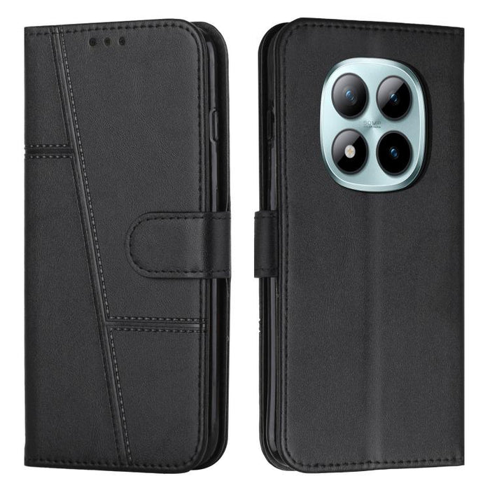 Funda para teléfono de piel con textura de becerro y hebilla cosida, For Redmi 15a 5G, For Redmi A7 Pro 4G 171mm, For Redmi Turbo 5 Max / Poco X8 Pro Max 5G, For Redmi Turbo 5 / Poco X8 Pro 5G, For Redmi Note 15 Pro+ 5G Global 163.3mm                  ...