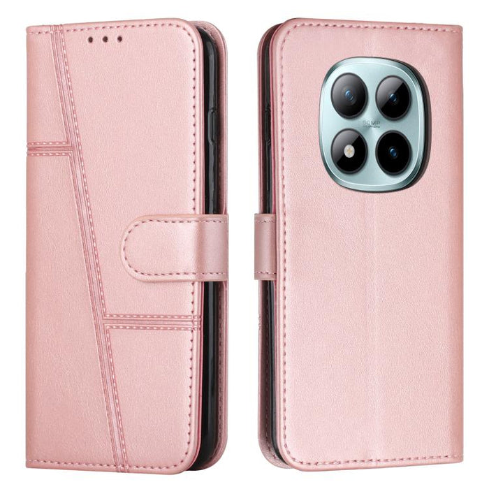 Funda para teléfono de piel con textura de becerro y hebilla cosida, For Redmi 15a 5G, For Redmi A7 Pro 4G 171mm, For Redmi Turbo 5 Max / Poco X8 Pro Max 5G, For Redmi Turbo 5 / Poco X8 Pro 5G, For Redmi Note 15 Pro+ 5G Global 163.3mm                  ...
