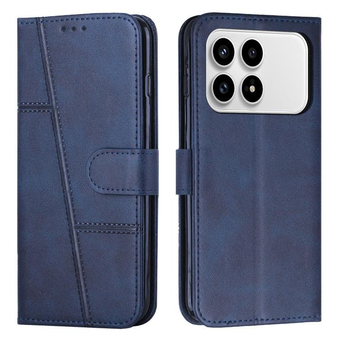Funda para teléfono de piel con textura de becerro y hebilla cosida, For Redmi 15a 5G, For Redmi A7 Pro 4G 171mm, For Redmi Turbo 5 Max / Poco X8 Pro Max 5G, For Redmi Turbo 5 / Poco X8 Pro 5G, For Redmi Note 15 Pro+ 5G Global 163.3mm                  ...