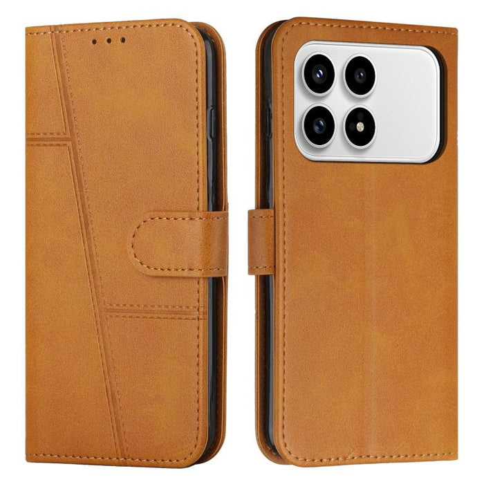 Funda para teléfono de piel con textura de becerro y hebilla cosida, For Redmi 15a 5G, For Redmi A7 Pro 4G 171mm, For Redmi Turbo 5 Max / Poco X8 Pro Max 5G, For Redmi Turbo 5 / Poco X8 Pro 5G, For Redmi Note 15 Pro+ 5G Global 163.3mm                  ...