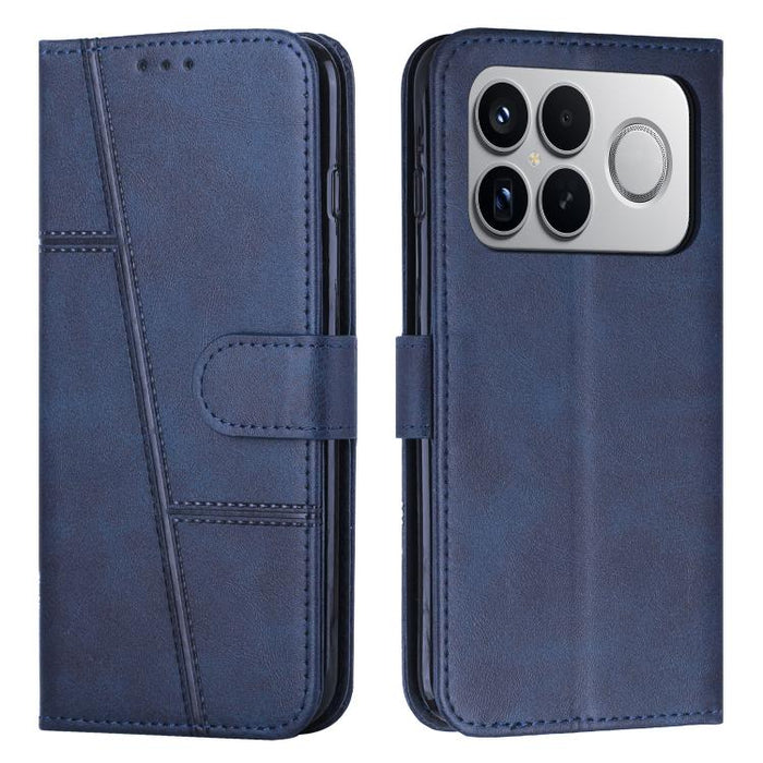 Funda para teléfono de piel con textura de becerro y hebilla cosida, For Redmi 15a 5G, For Redmi A7 Pro 4G 171mm, For Redmi Turbo 5 Max / Poco X8 Pro Max 5G, For Redmi Turbo 5 / Poco X8 Pro 5G, For Redmi Note 15 Pro+ 5G Global 163.3mm                  ...